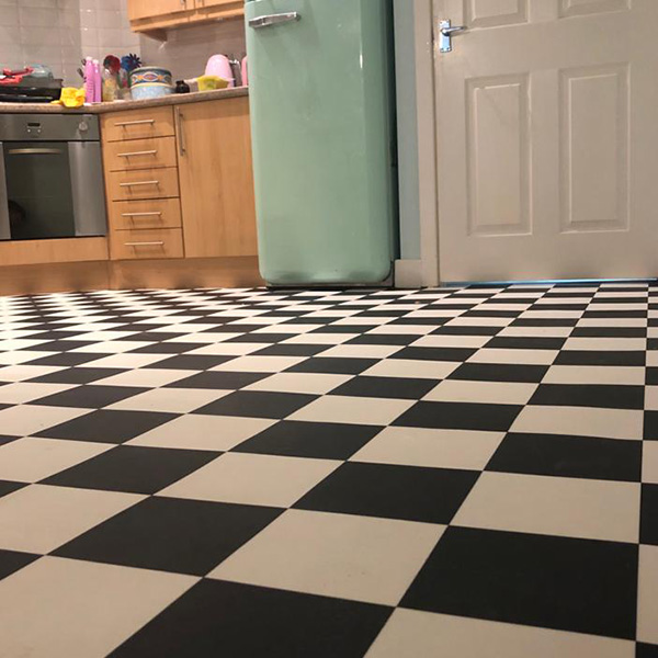 Vinyl Flooring in Bathroom